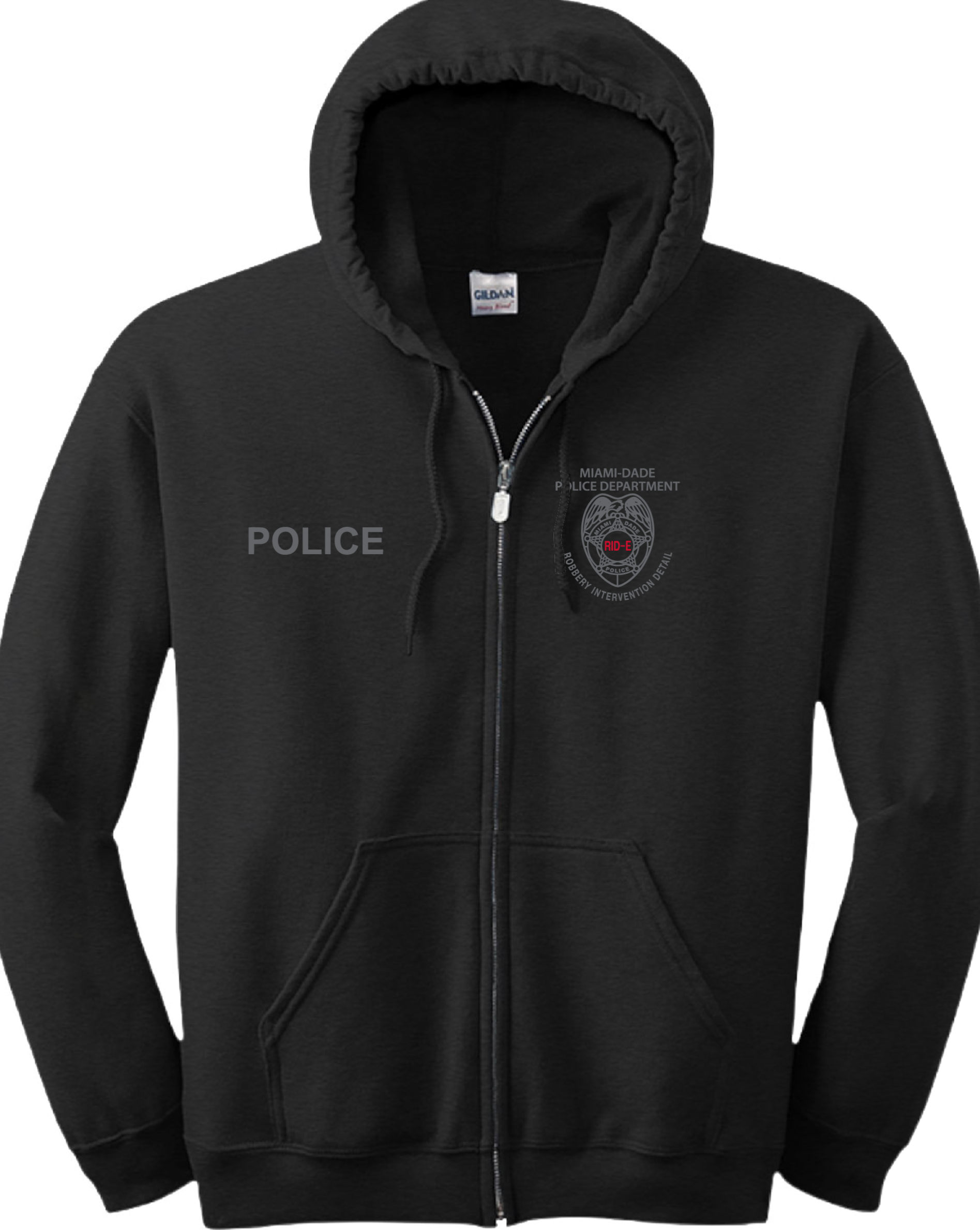 R.I.D. Full Zip-Up Hooded Jacket