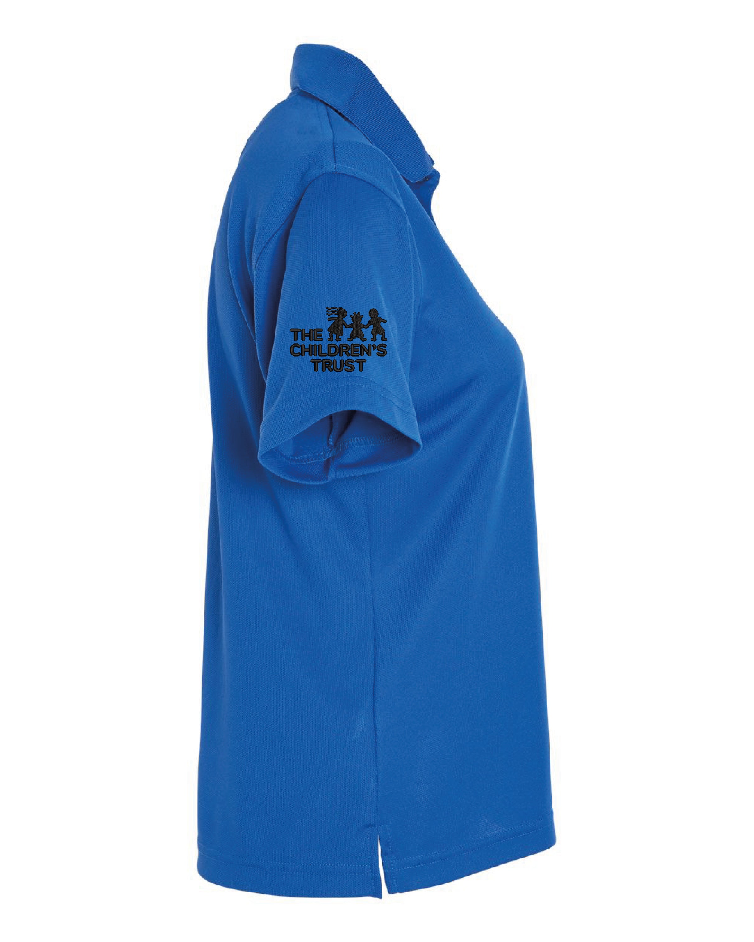 Kidworks USA Faculty Ladies' Saratoga Performance Mini Mesh Polo