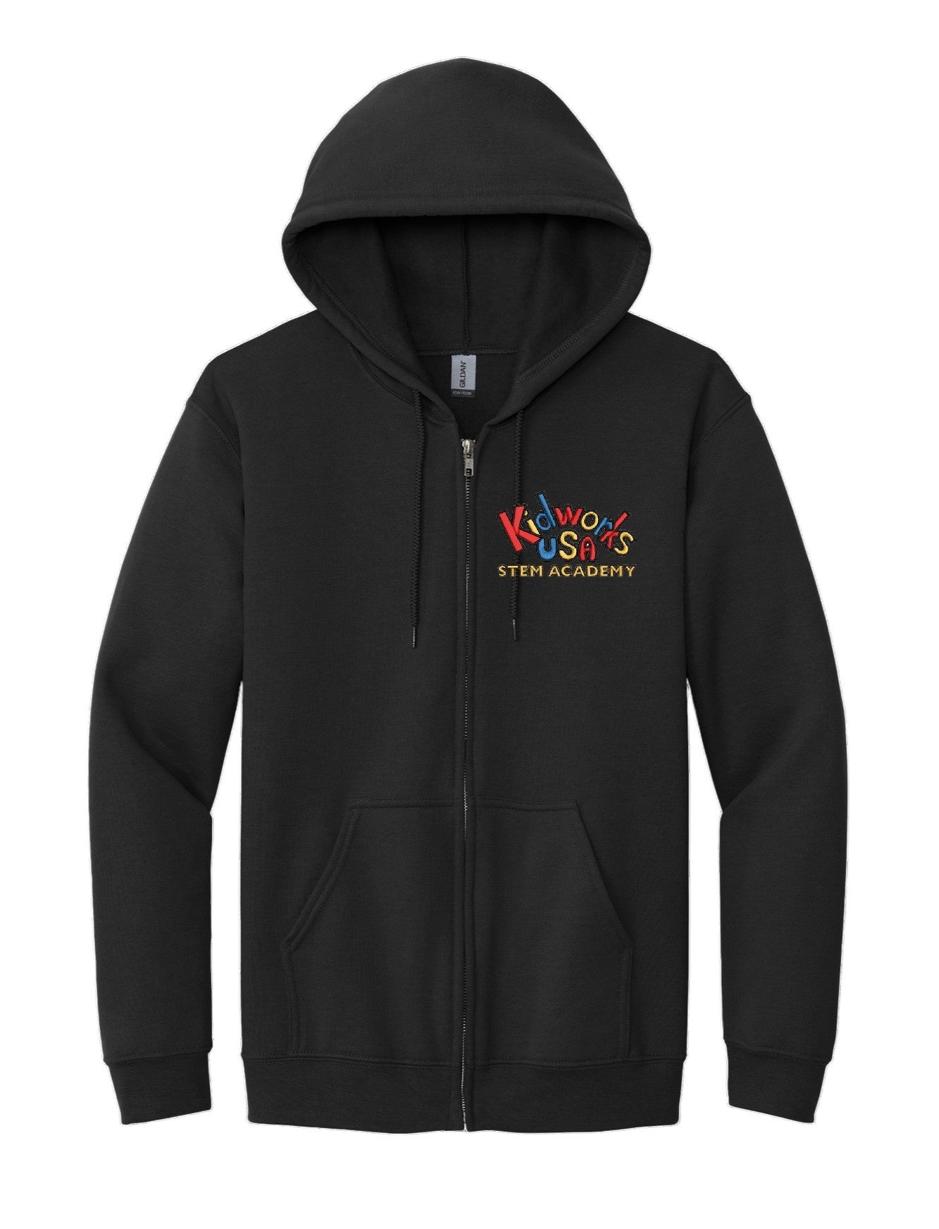 Kidworks USA Faculty & Student Full-Zip Hooded Sweatshirt