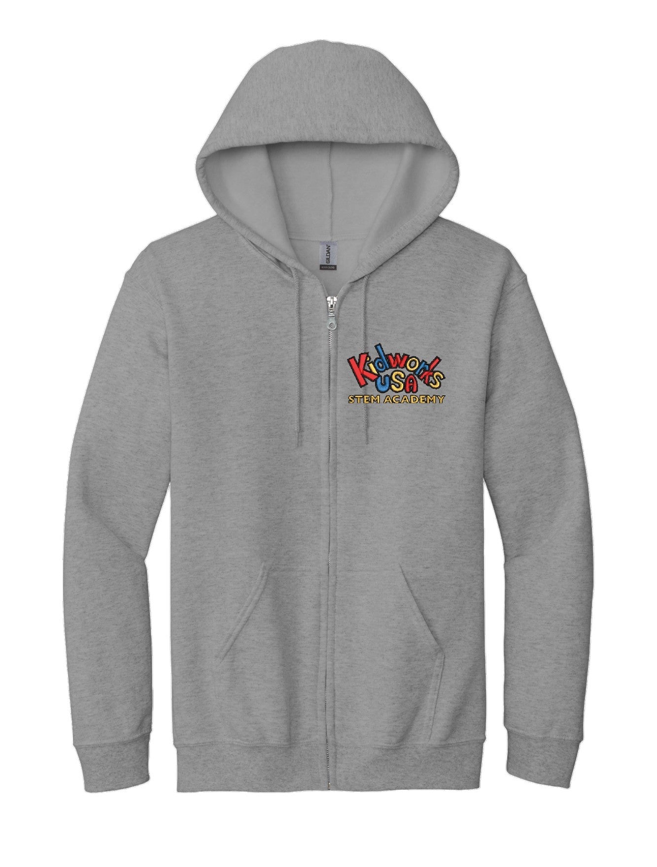 Kidworks USA Faculty & Student Full-Zip Hooded Sweatshirt