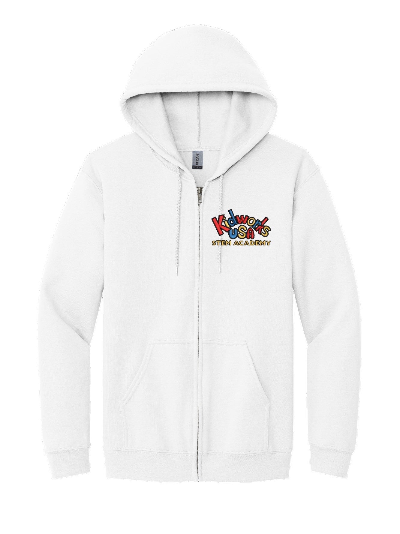 Kidworks USA Faculty & Student Full-Zip Hooded Sweatshirt