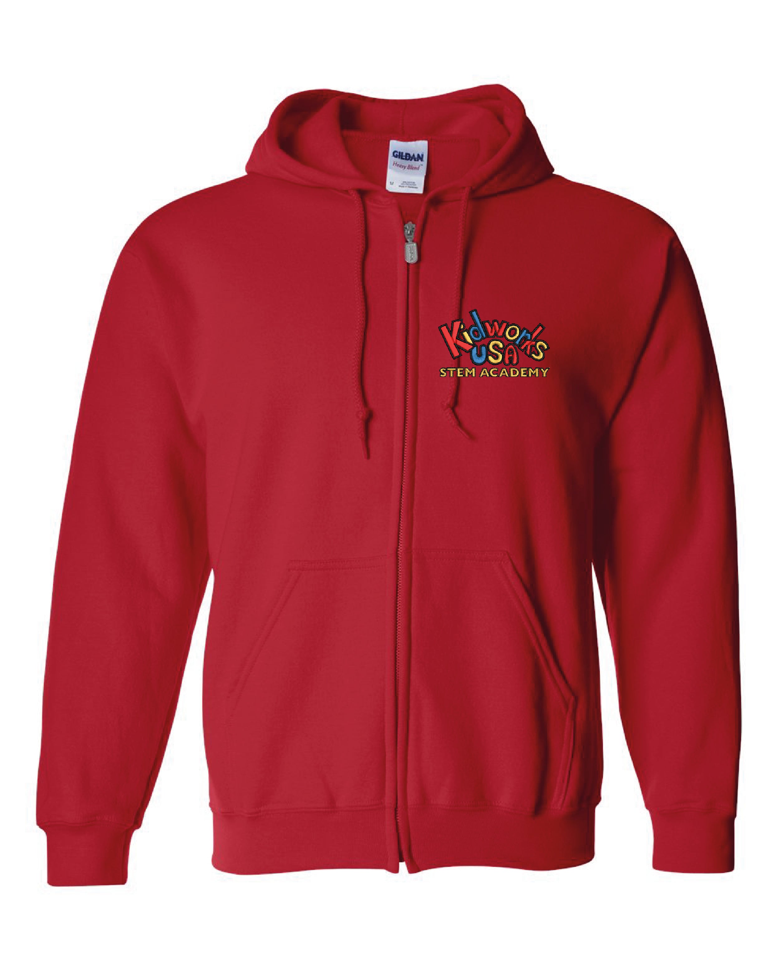 Kidworks USA Faculty & Student Full-Zip Hooded Sweatshirt