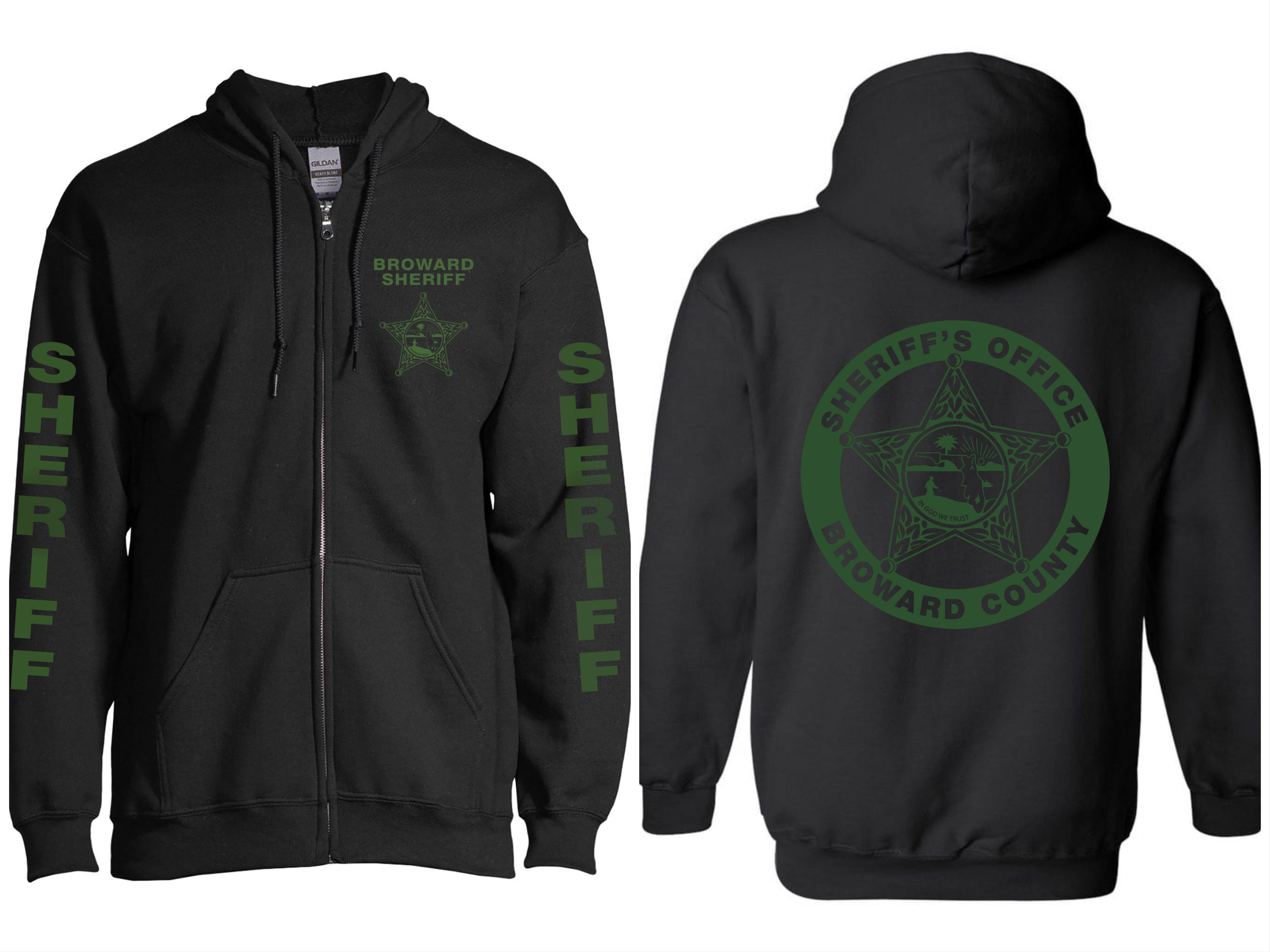 Broward Sheriff’s Office Zip Up Hoodie