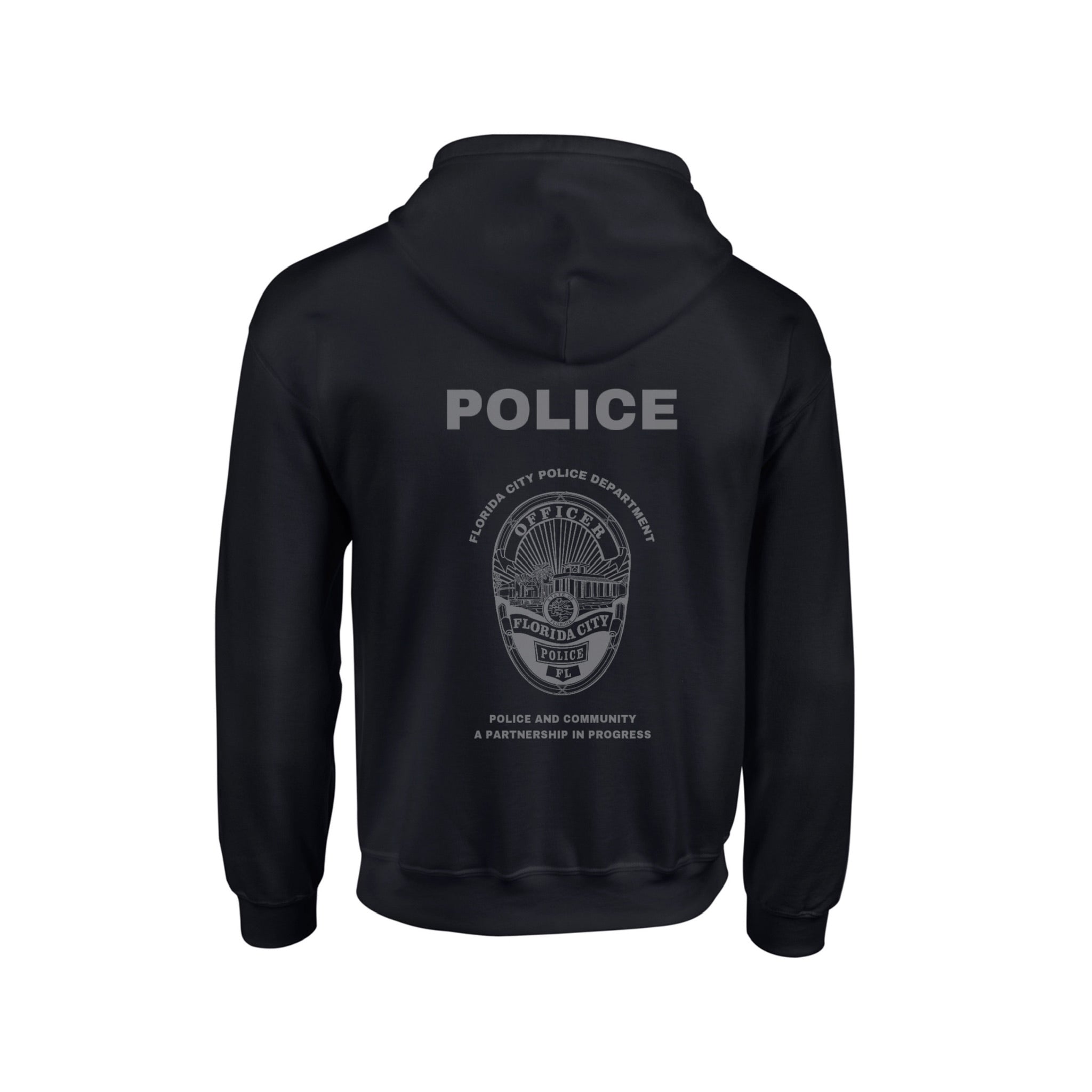 Florida City Police Department Zip Up Hoodie