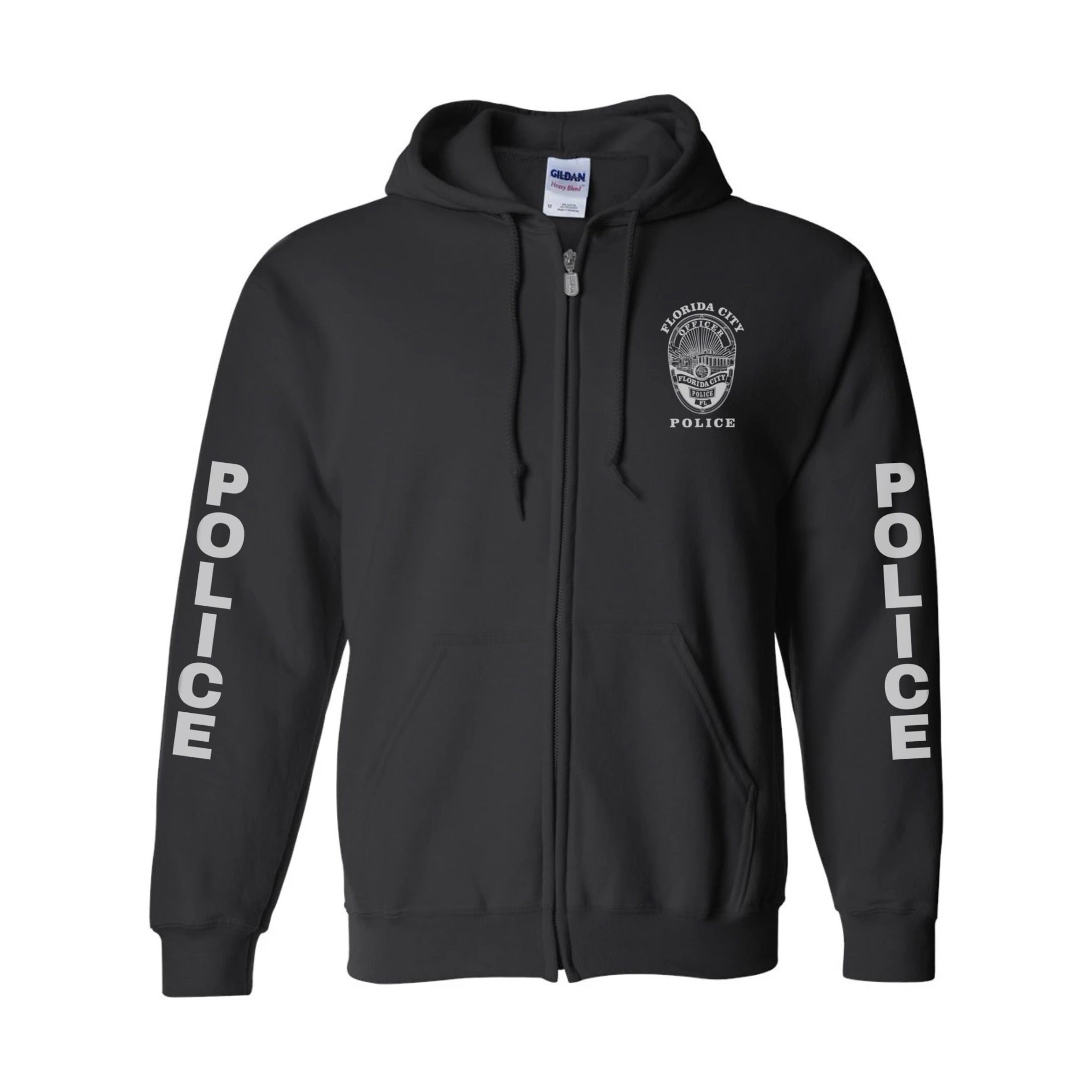 Florida City Police Department Zip Up Hoodie