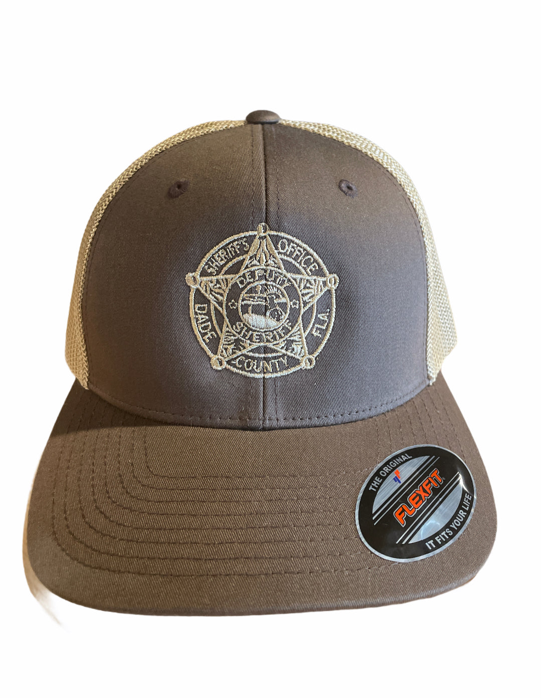 Miami Dade Police Department Flexfit Adult 6-Panel Trucker Cap