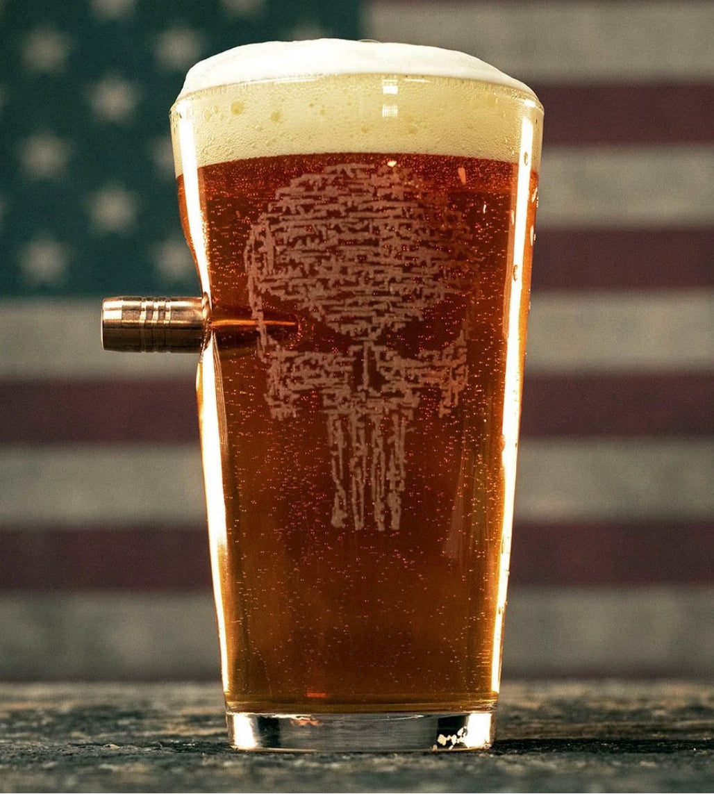 BenShot Gunnisher Pint Glass