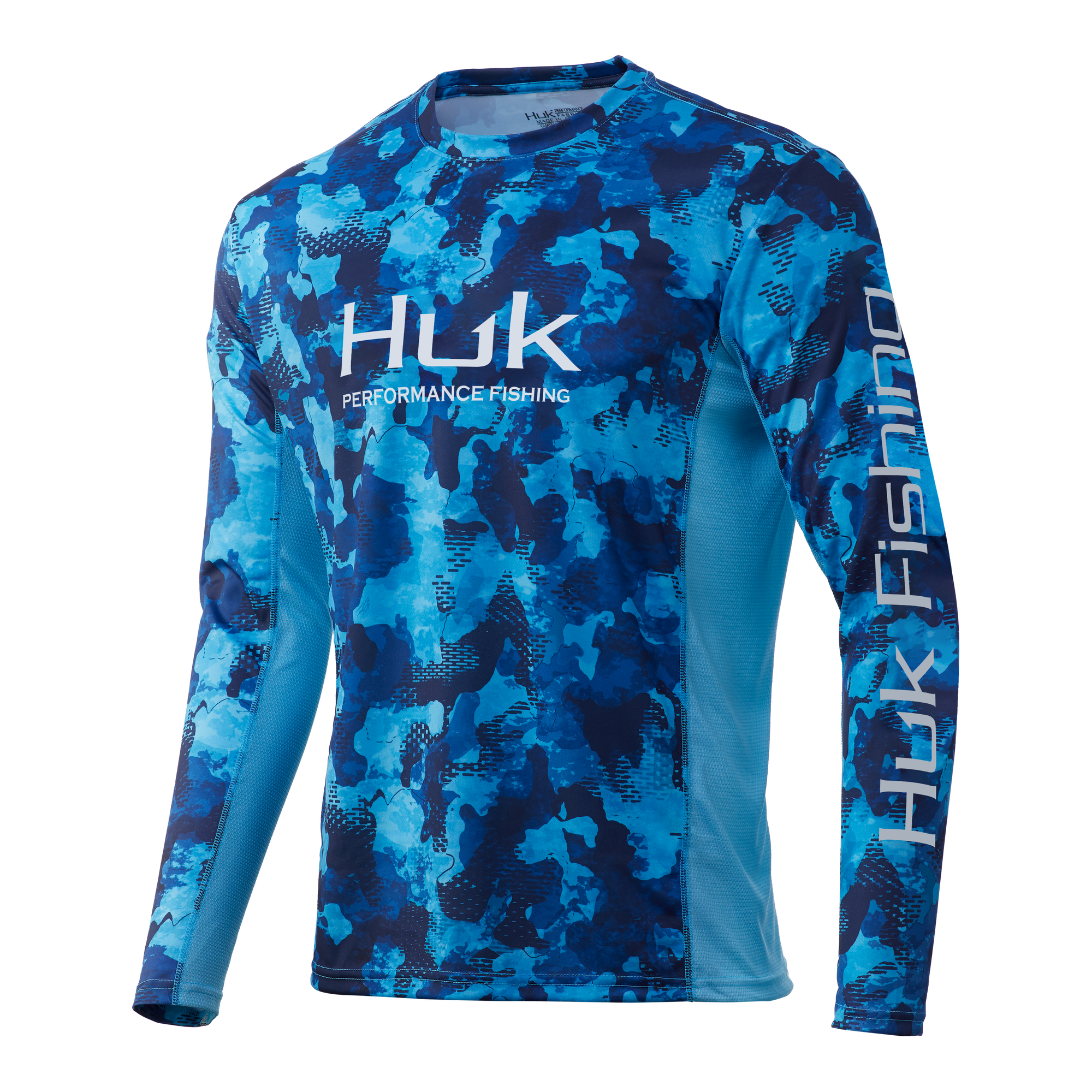 HUK ICON X REFRACTION LONG SLEEVE - S