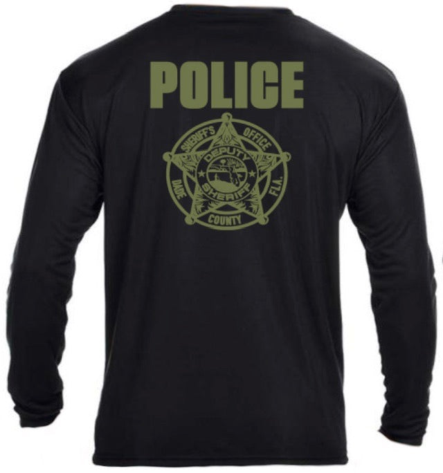 Miami Dade Police Department Long Sleeve Cooling Performance Tee