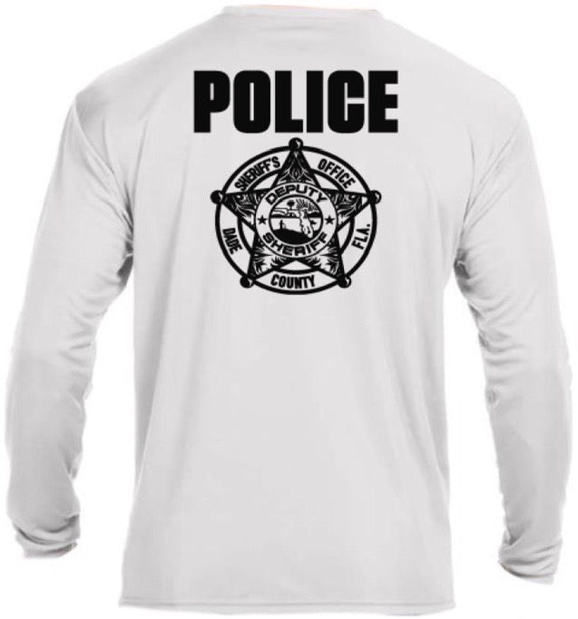 Miami Dade Police Department Long Sleeve Cooling Performance Tee