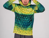 SA HOODED PERFORMANCE LONG SLEEVE SHIRT W/MESH | MAHI