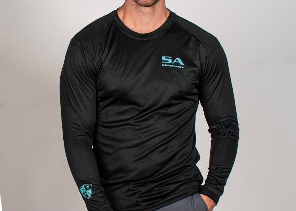 SA PERFORMANCE LONG SLEEVE SHIRT - BLACK