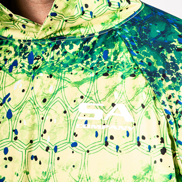 SA HOODED PERFORMANCE LONG SLEEVE SHIRT W/MESH | MAHI