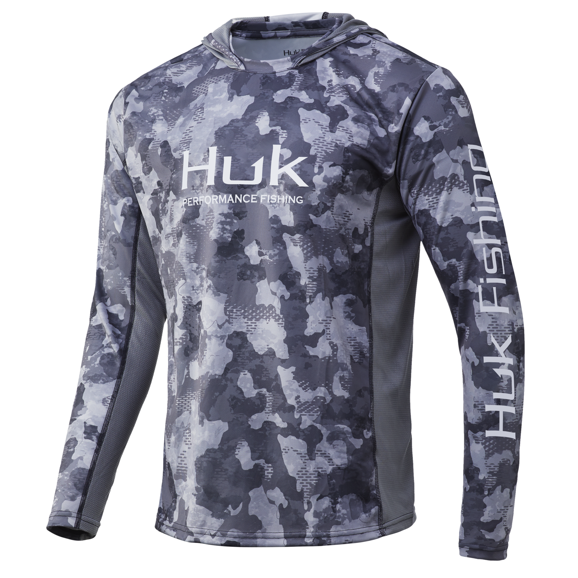 HUK ICON X REFRACTION CAMO HOODIE