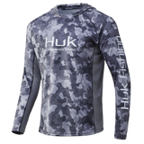 HUK ICON X REFRACTION CAMO HOODIE
