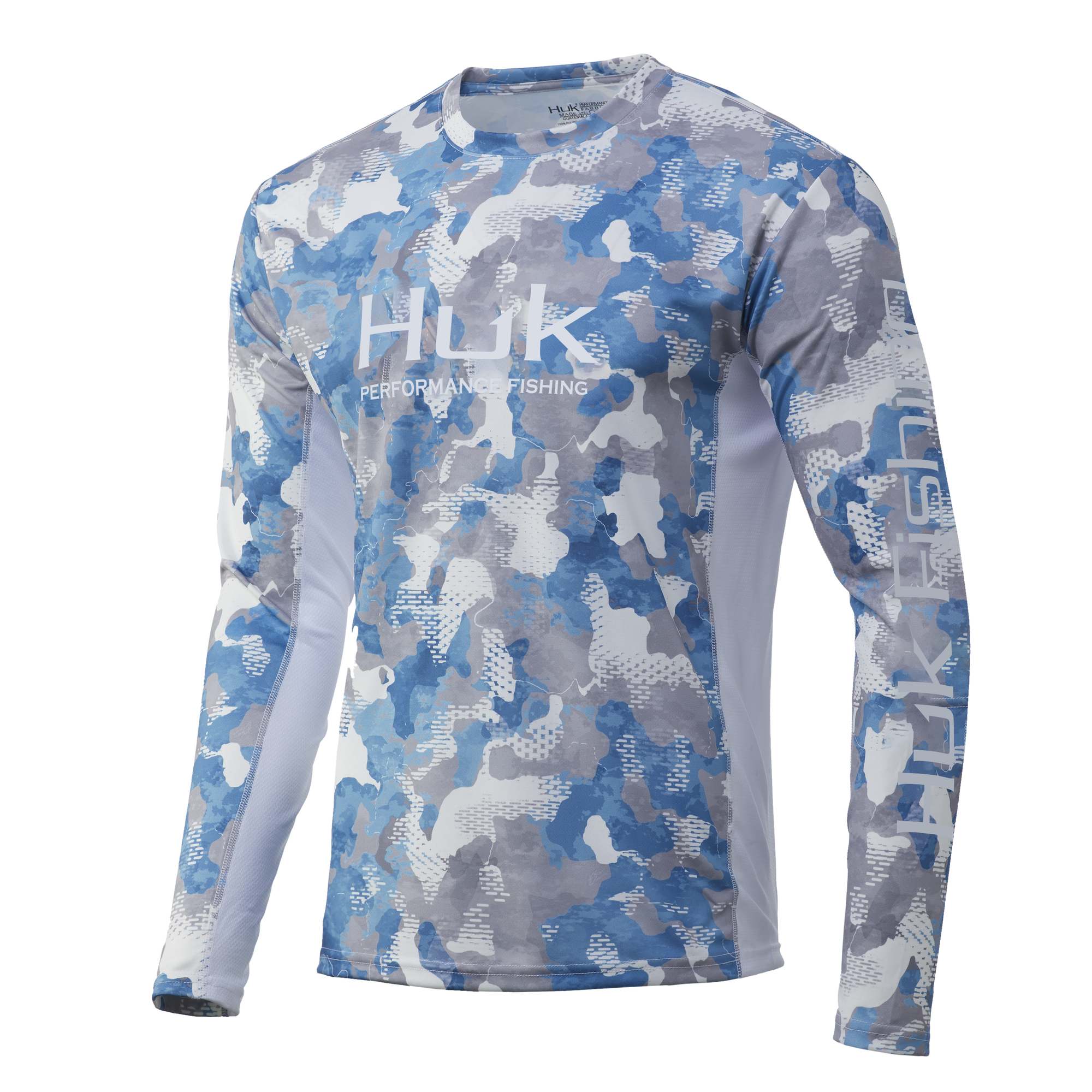 HUK Icon X Refraction Camo LS - Inshore