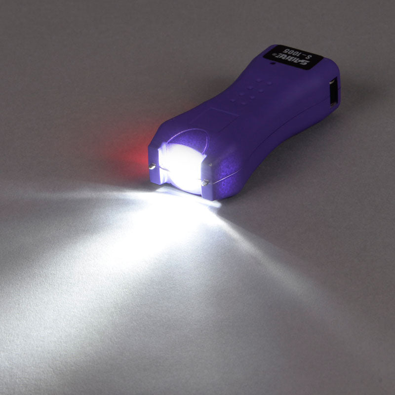 Dual Capacitor Stun Gun W/ LED Flashlight