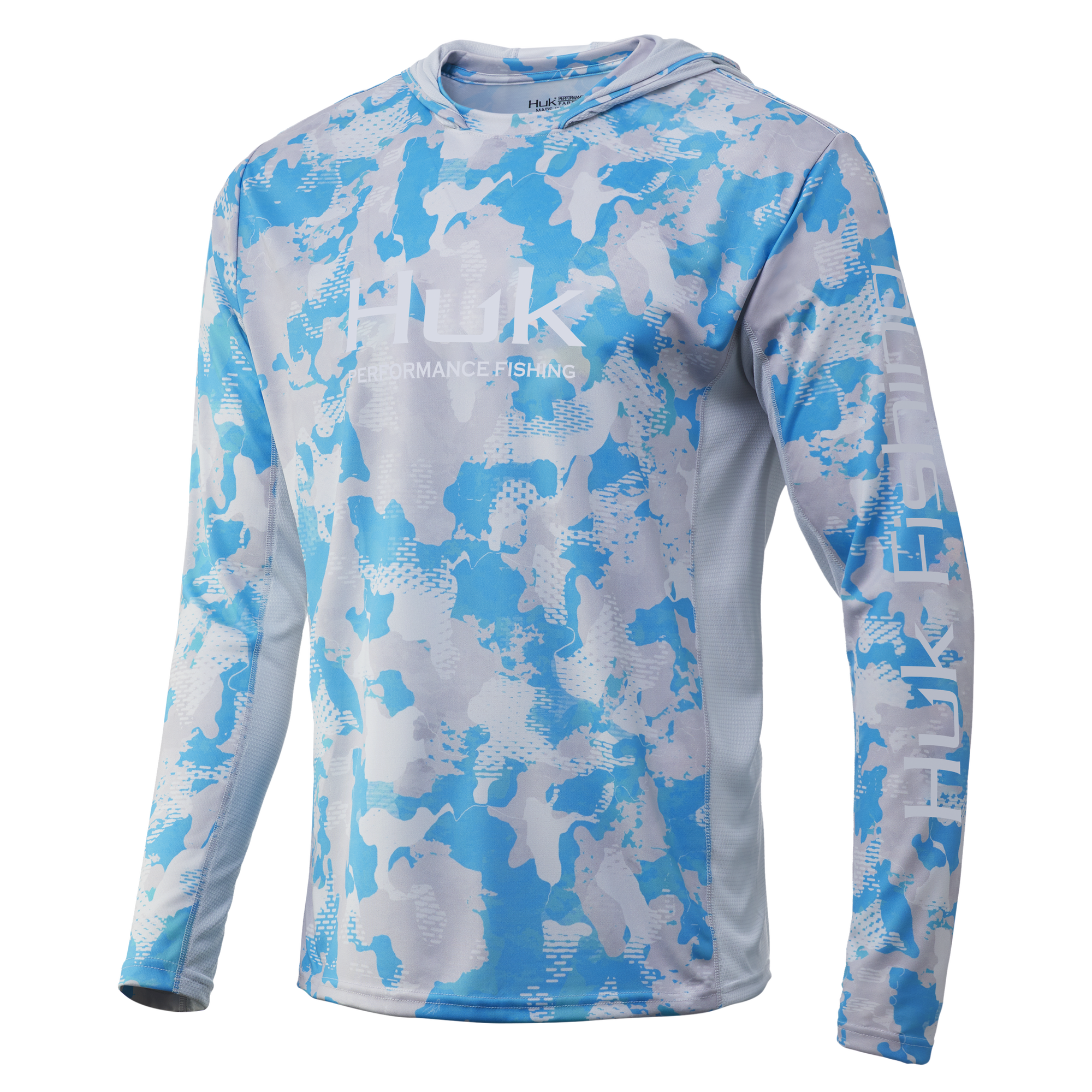 HUK ICON X REFRACTION CAMO HOODIE