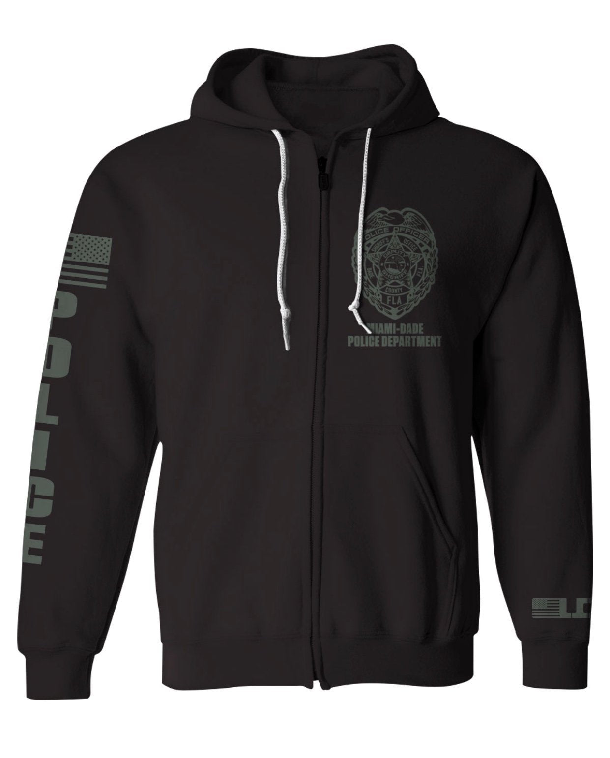 Miami-Dade Police Department Zip Up Hoodie