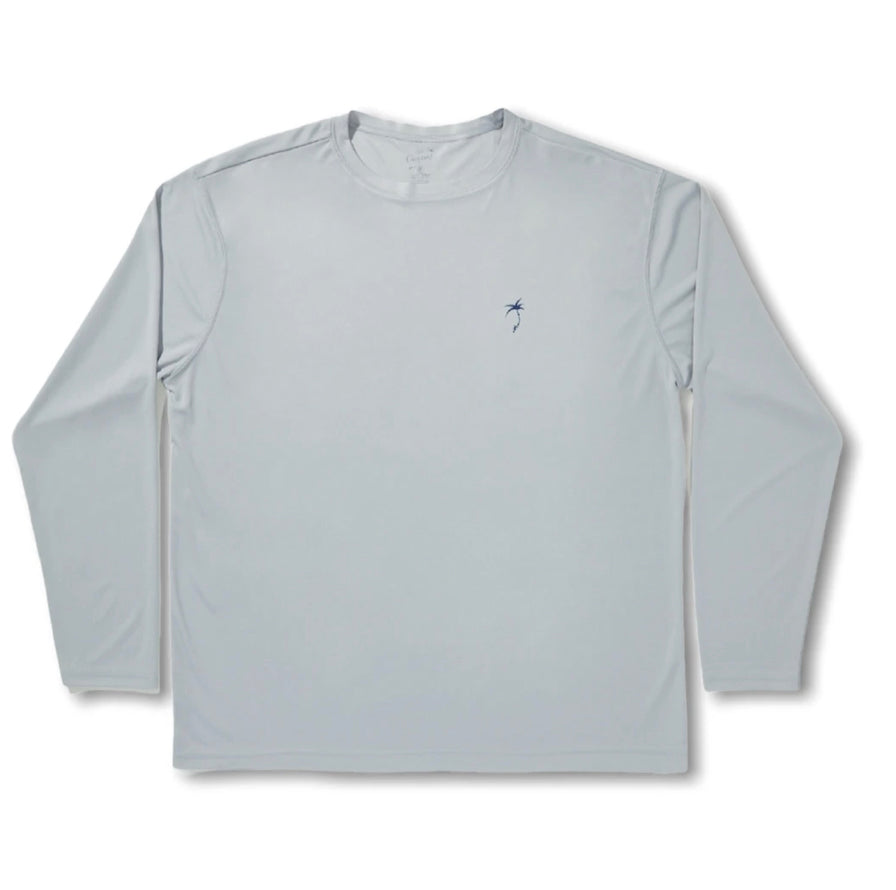 Patriotic Lobster / Silver - Quick Dry UPF 50+ Mens Long Sleeve