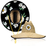 UNDER BRIM STRAW HAT | WHITE DAISY | SA WHITE DAISY
