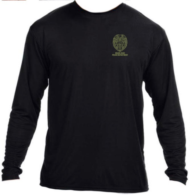 Miami Dade Police Department Long Sleeve Cooling Performance Tee