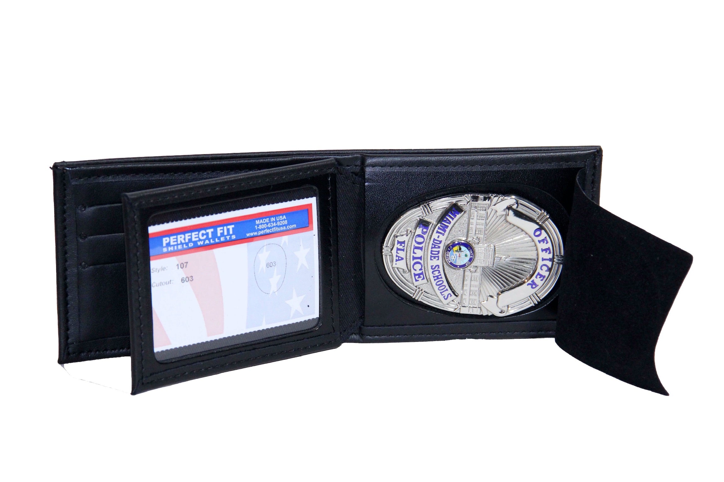 Miami Dade Schools Police Department Mini Badge ID holder and Wallet (107)