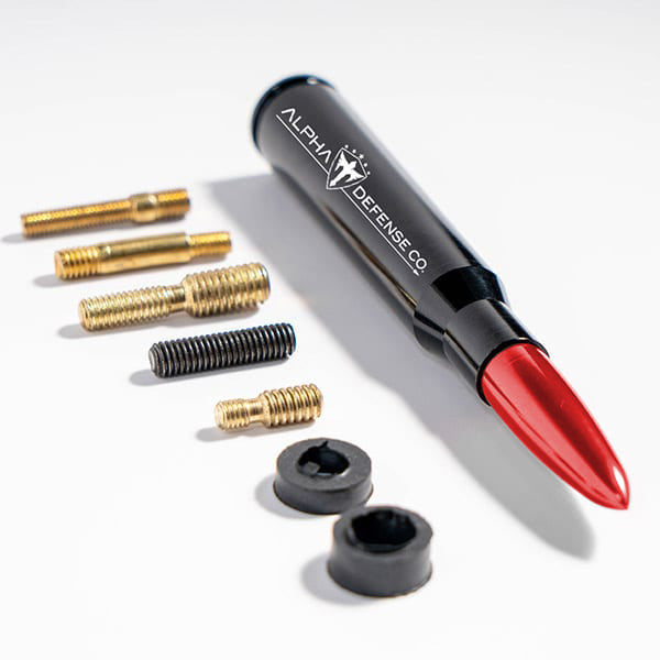 ALPHA DEFENSE BULLET ANTENNA - RED