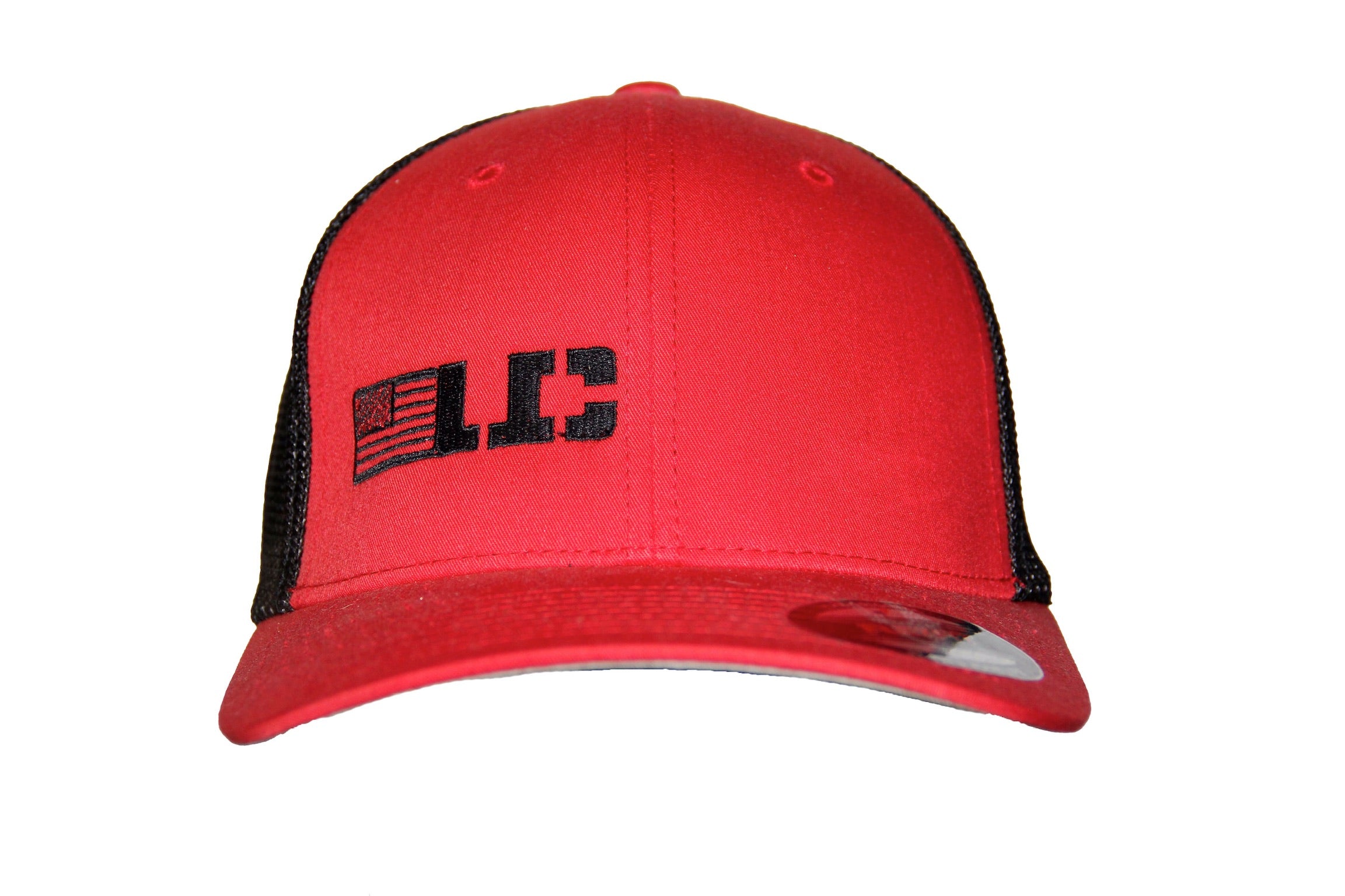 UC Flexfit Adult Red Trucker Cap