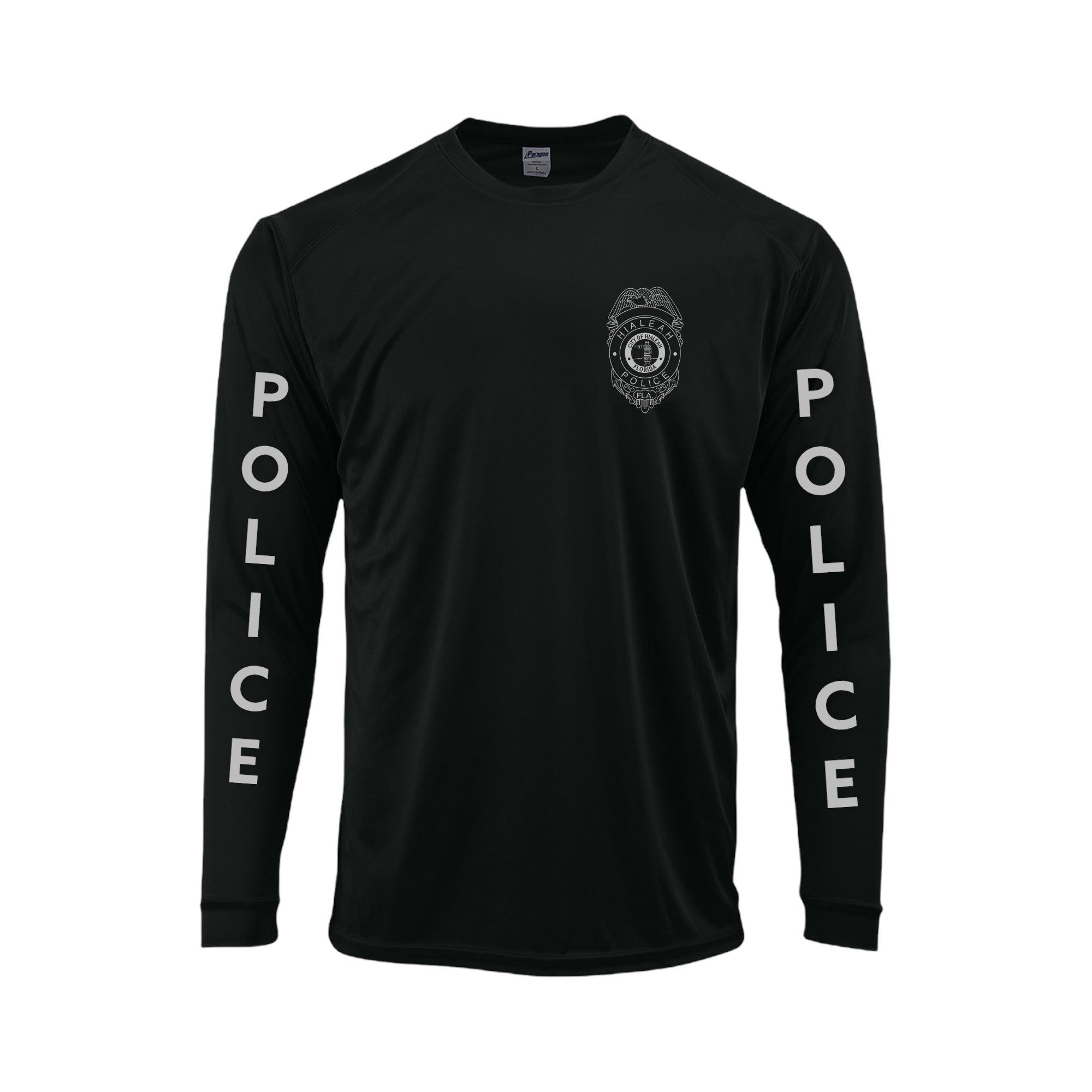 Hialeah Police Department Cooling Performance Long sleeve Tee