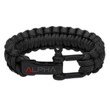 PARACORD BRACELET | BLACK BUCKLE | BLACK