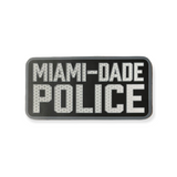 REFLECTIVE MIAMI DADE POLICE PATCH 6x3