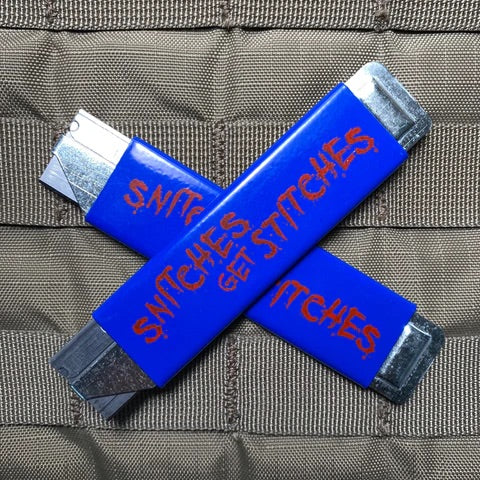 SNITCHES GET STITCHES BOX CUTTER – UC Apparel Corp