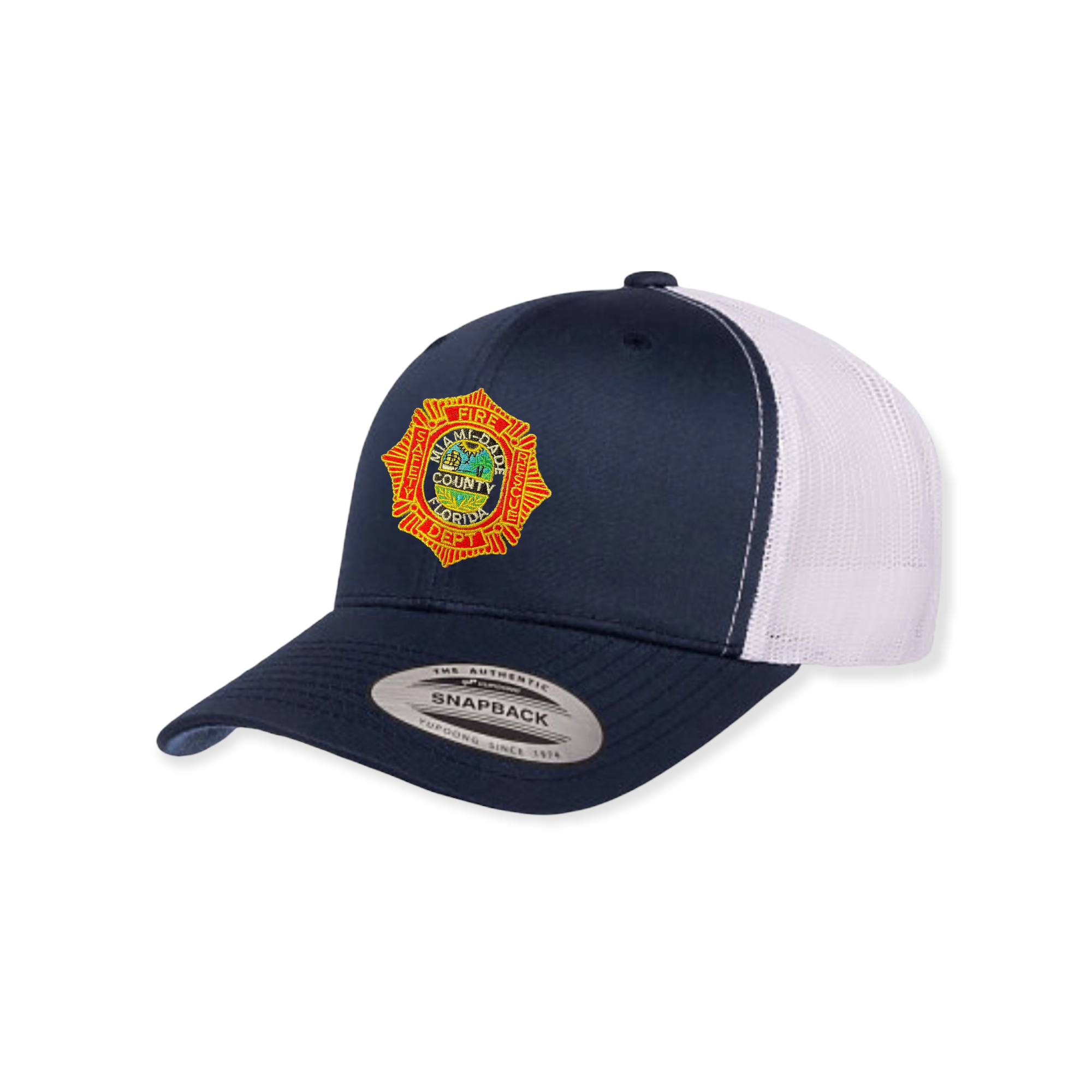 Miami Dade Fire Rescue Retro Trucker Cap