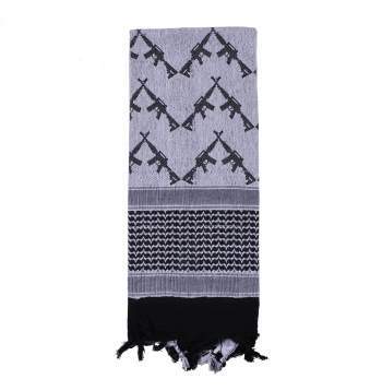 Crossed Rifles Shemagh Tactical Desert Keffiyeh Scarf