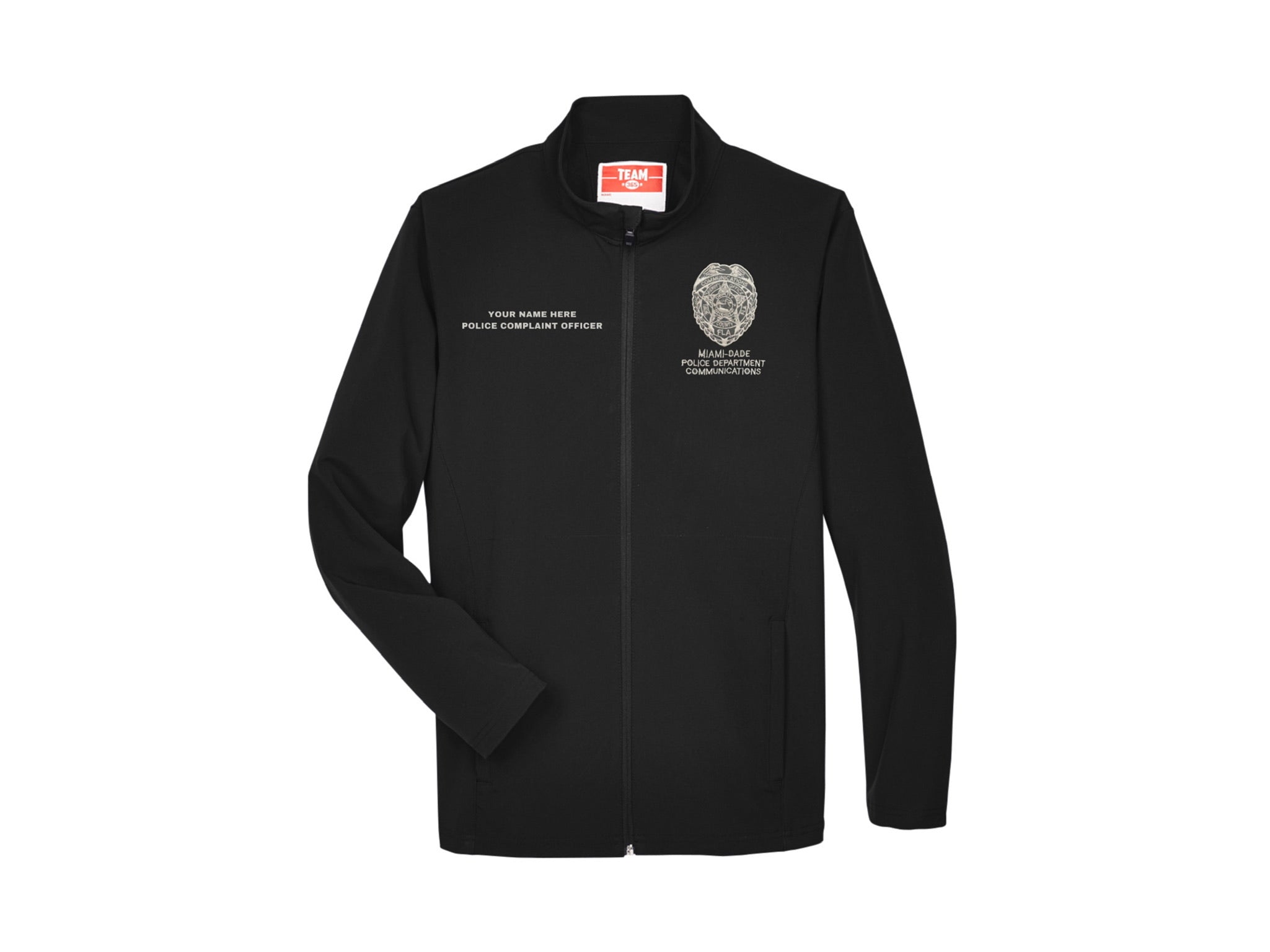 Miami Dade Communications Men Soft Shell Jacket