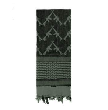 Crossed Rifles Shemagh Tactical Desert Keffiyeh Scarf