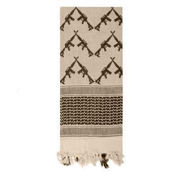 Crossed Rifles Shemagh Tactical Desert Keffiyeh Scarf