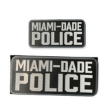 REFLECTIVE MIAMI DADE POLICE PATCH BUNDLE