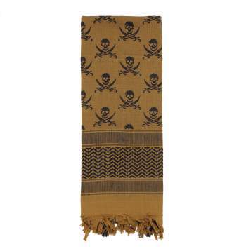Skulls Shemagh Tactical Desert Keffiyeh Scarf
