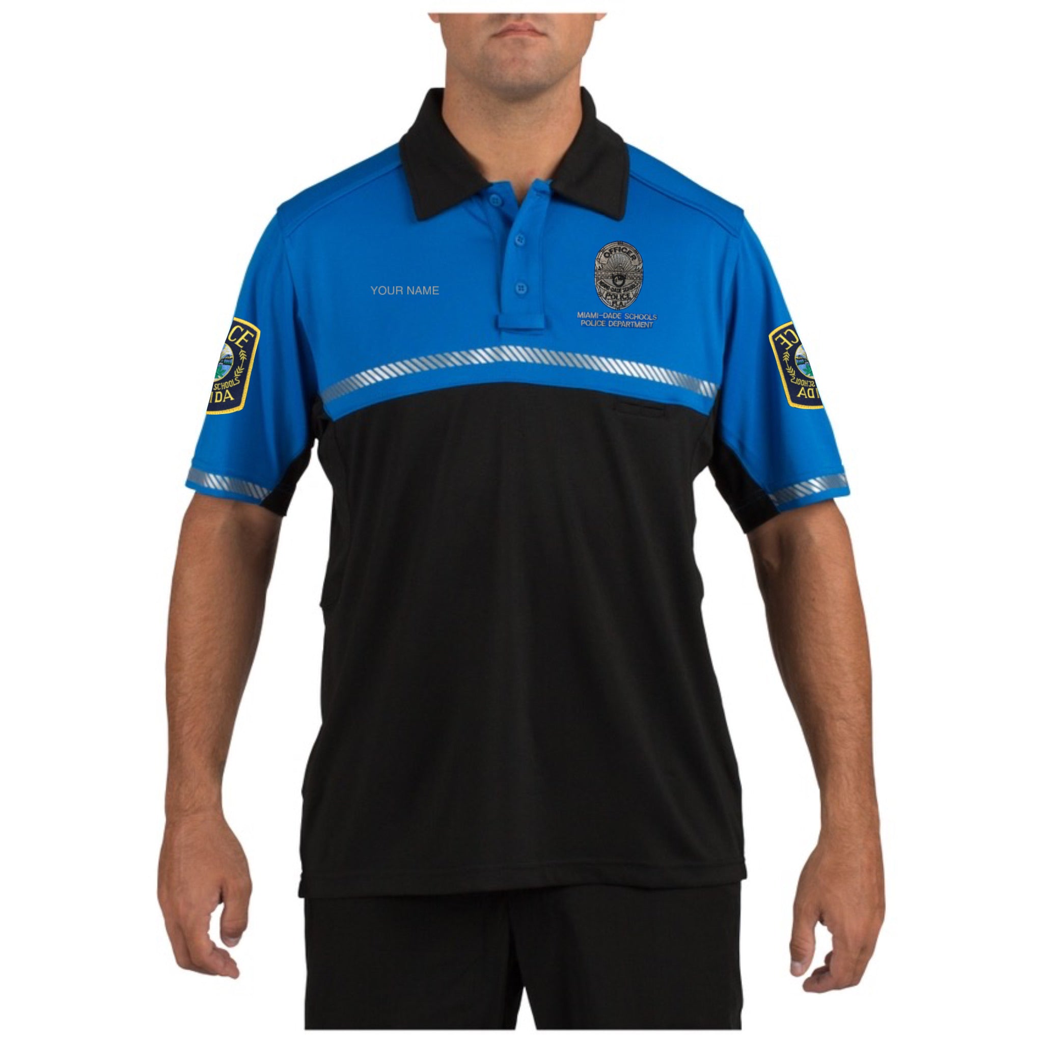 Miami Dade School’s Police Department 5.11 Bike Patrol Polo Fully Customized