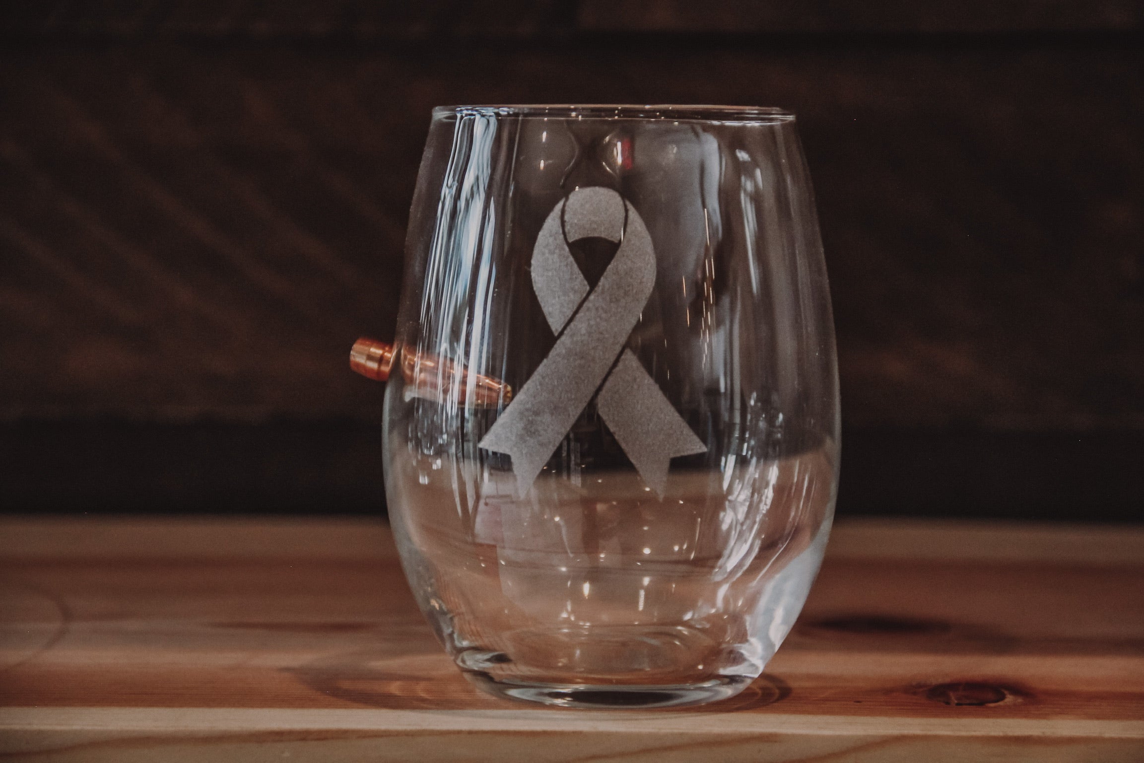 BenShot Breast Cancer Awareness Wine Glass