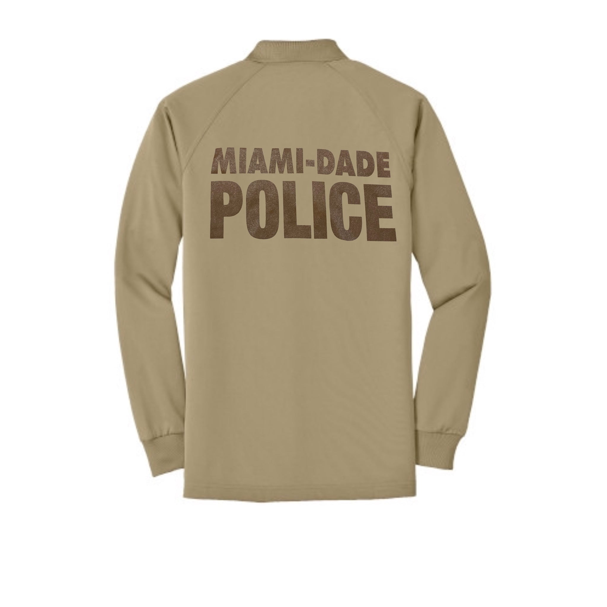 Miami Dade Police Department Men Long-Sleeve Snag-Proof Tactical Polo