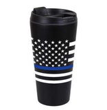 Thin Blue Flag Travel Mug
