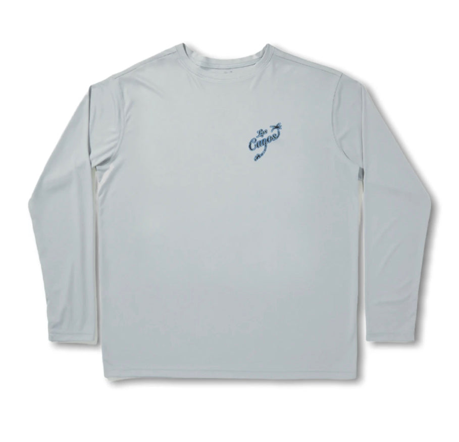 Compass / Silver - Quick Dry UPF 50+ Mens Long Sleeve