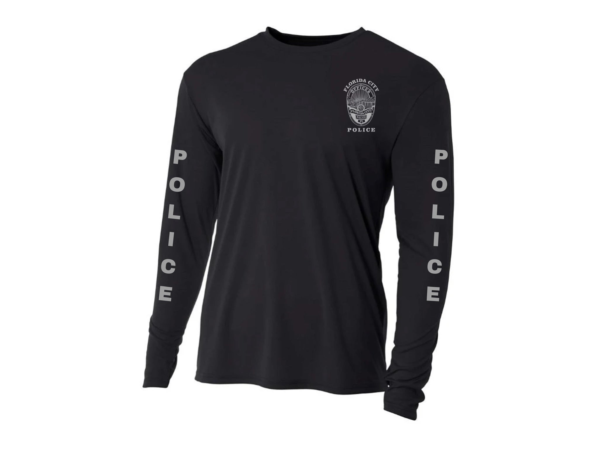 Florida City Police Department Cooling Performance Long Sleeve Tee