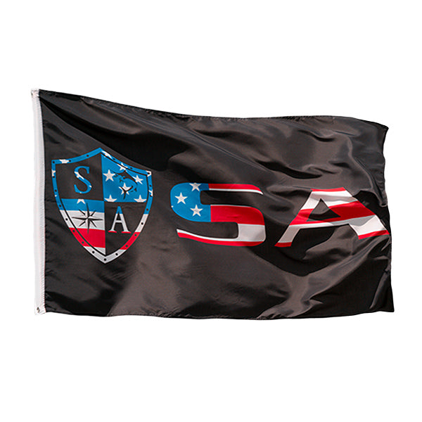 SA CO. FLAG | BLACK | AMERICAN SHIELD SA LOGO
