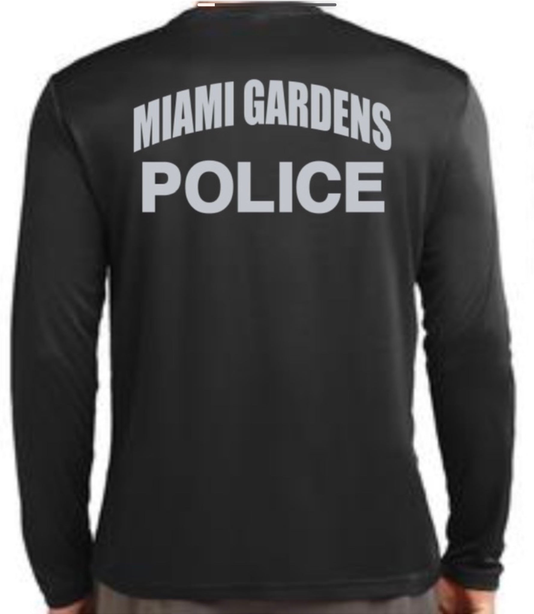 Miami Gardens Police Department Cooling Performance Longsleeve Tee