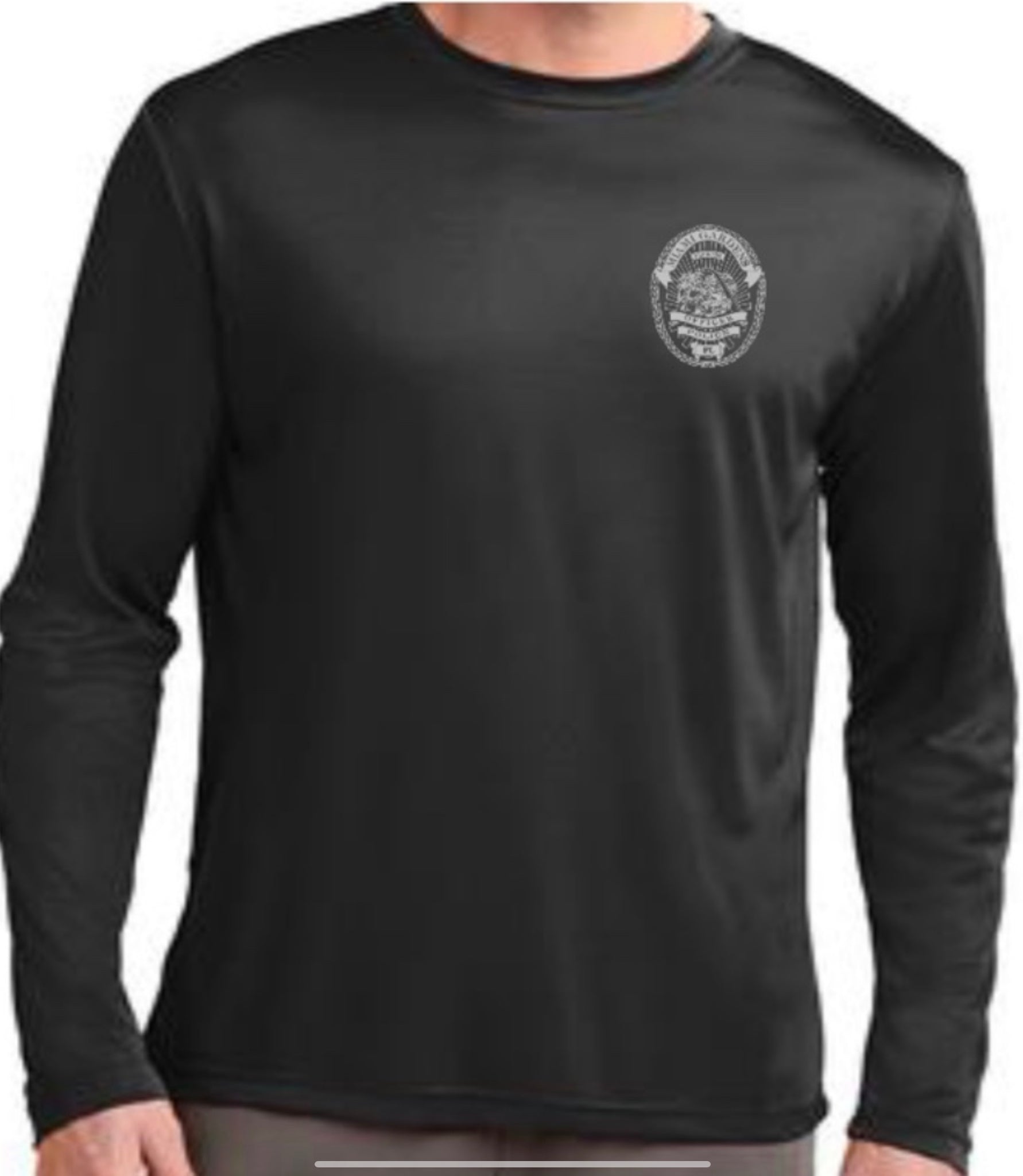 Miami Gardens Police Department Cooling Performance Longsleeve Tee