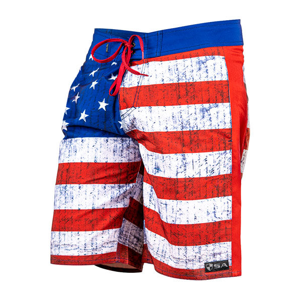 SA Board Shorts 2.0 - American Flag – UC Apparel Corp